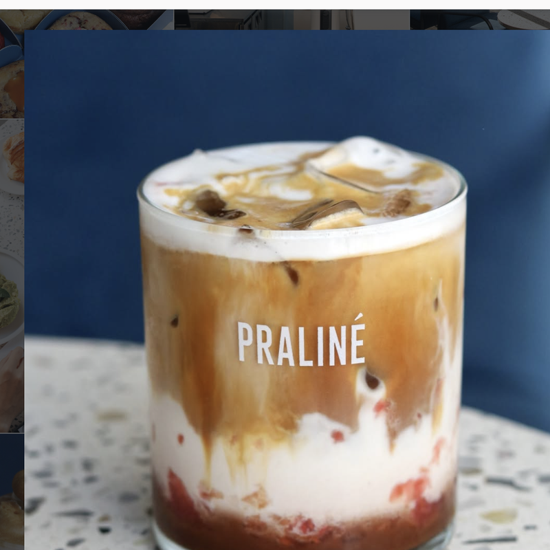 Bebida en vaso branded Praliné
